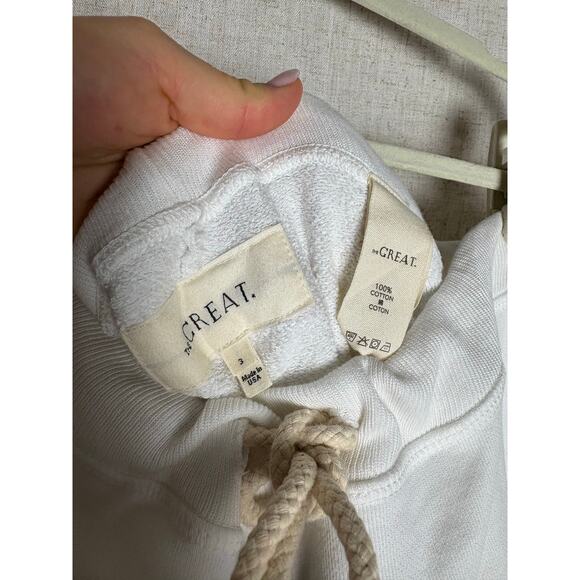 The Great. The Vintage Sweat pant White Size 3 NWT - Picture 4 of 8